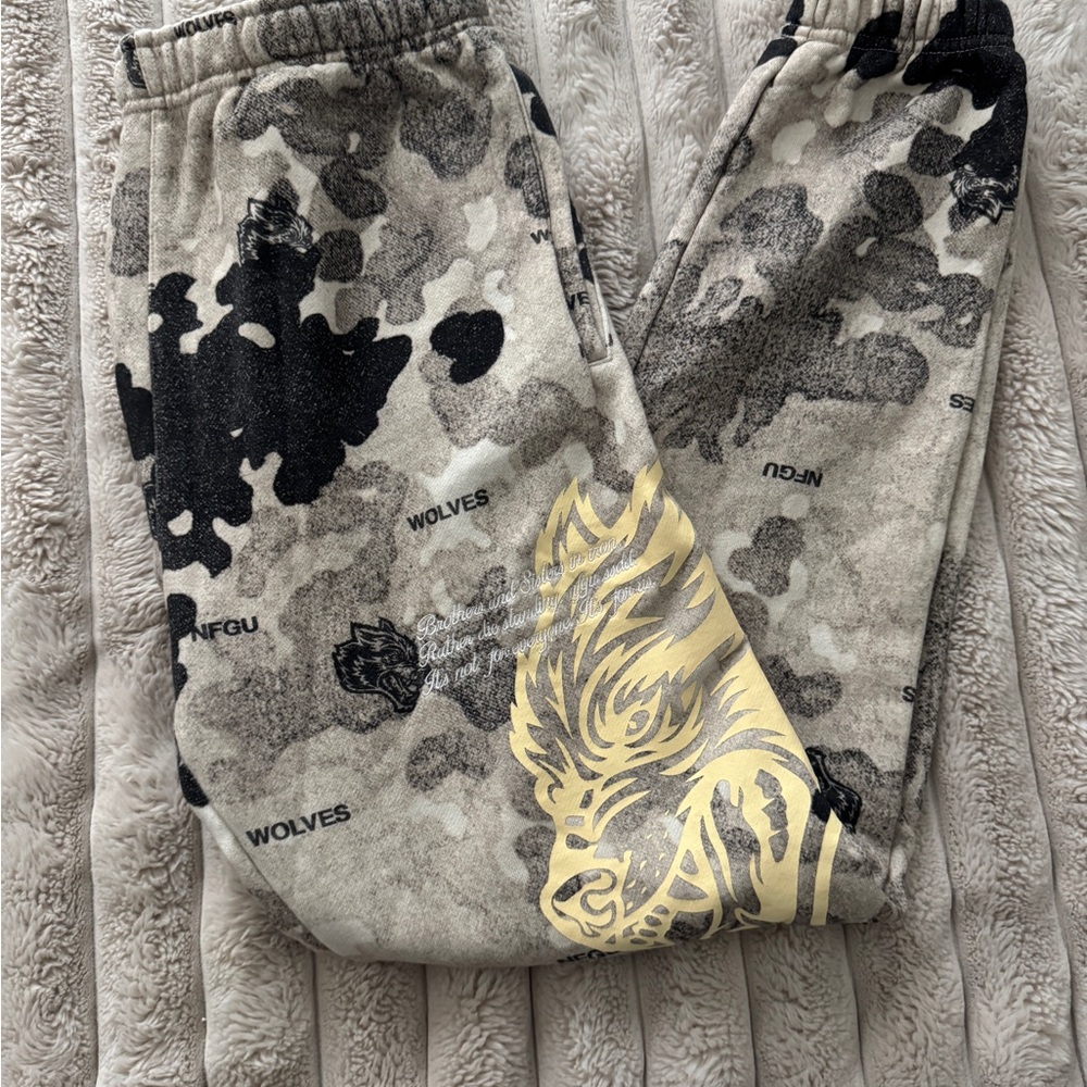 Darc Sport Camouflage Joggers with Cream Detail